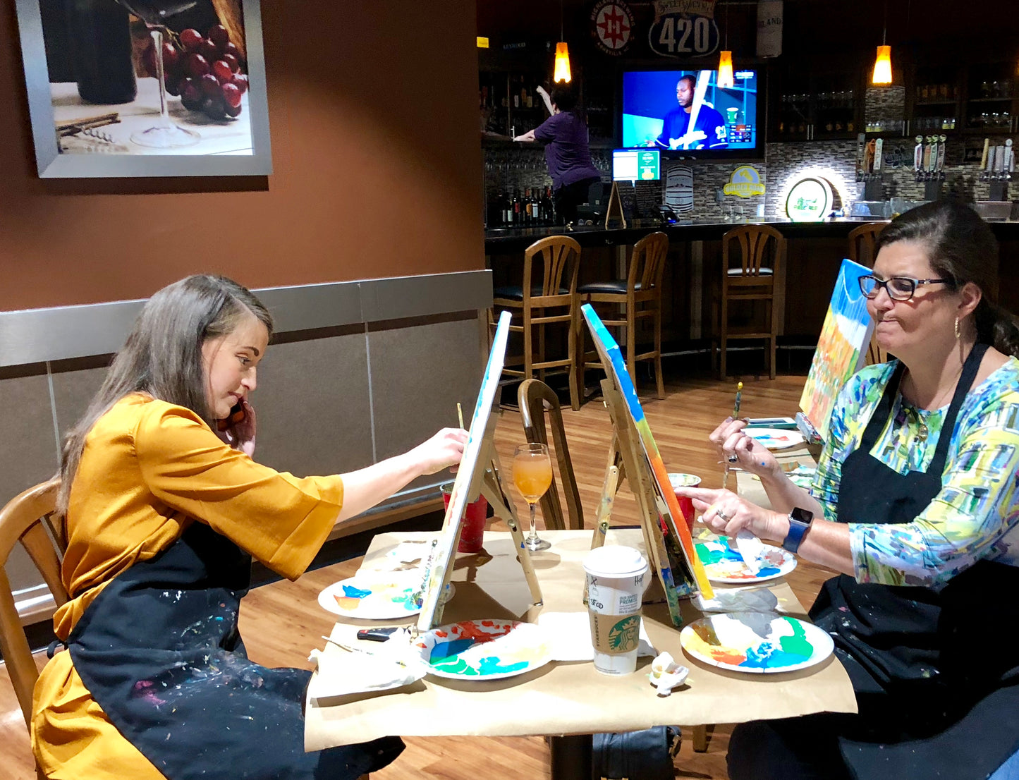 Wine & Paint at Harris Teeter Tavern