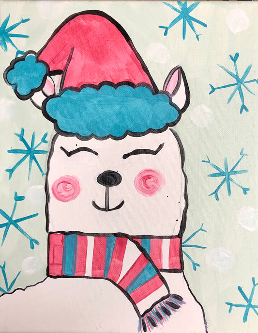 Kids Snow Llama