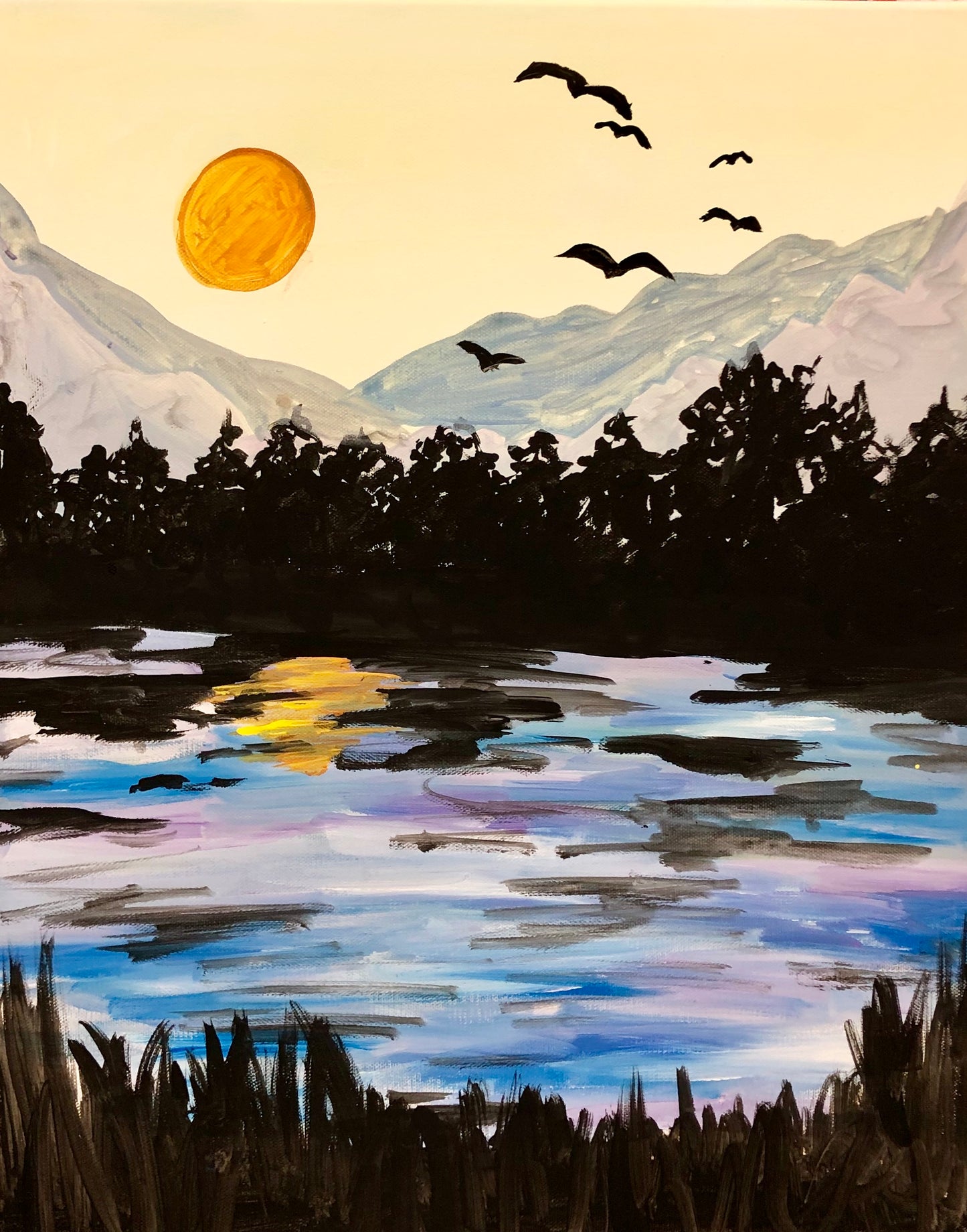Moon on Lake Keowee