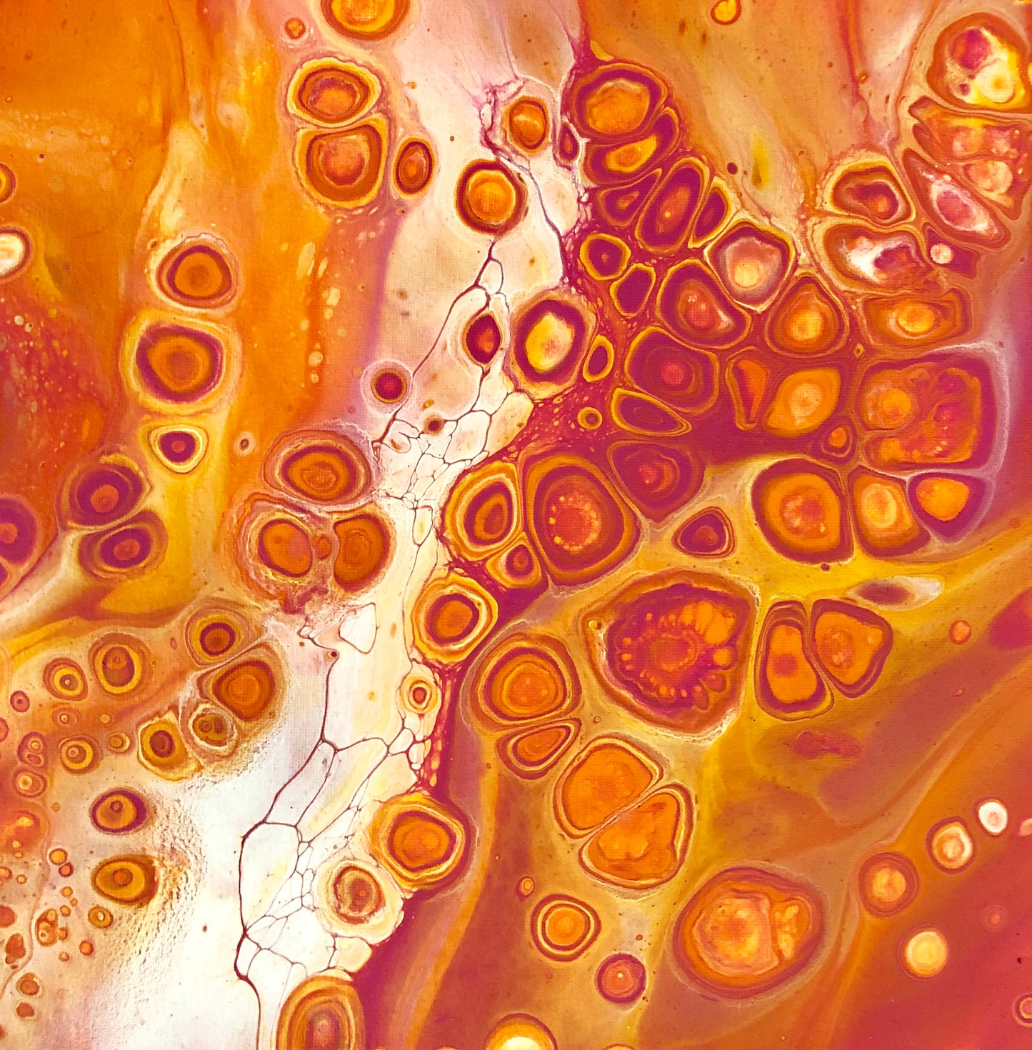 Acrylic Pouring Painting