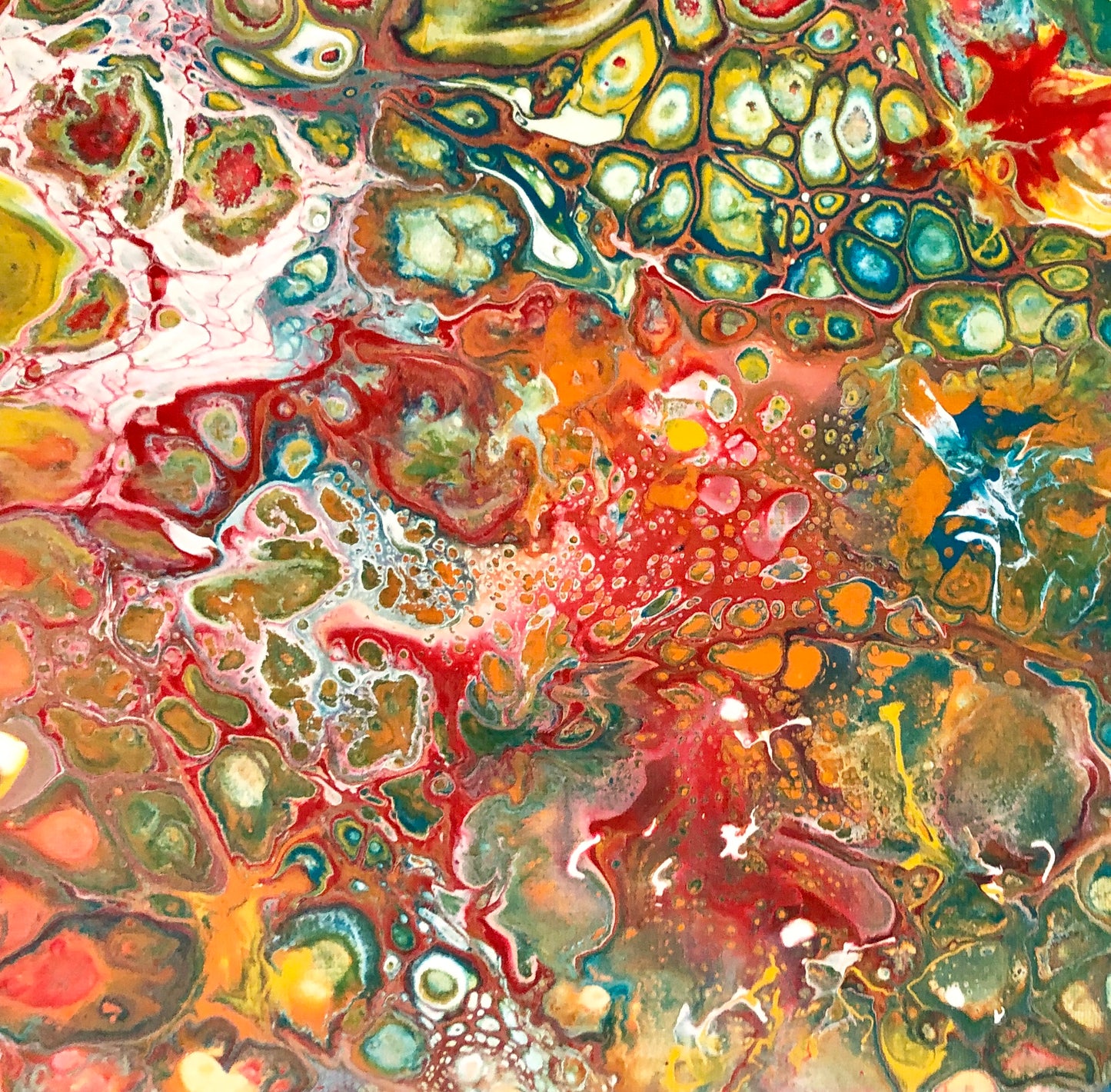 Acrylic Pouring Painting