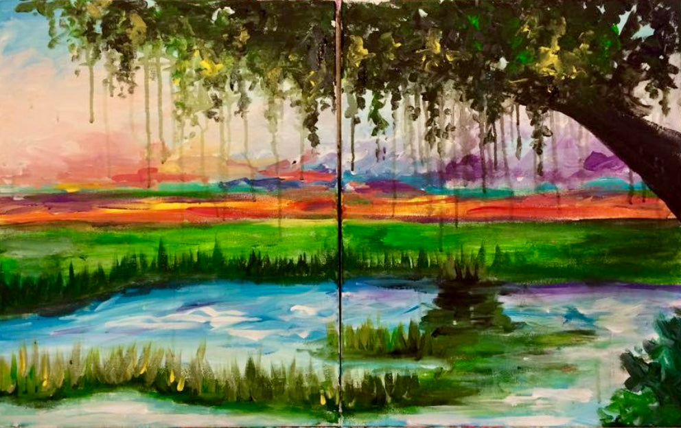 "Lowcountry Marsh" Couples Paint Class
