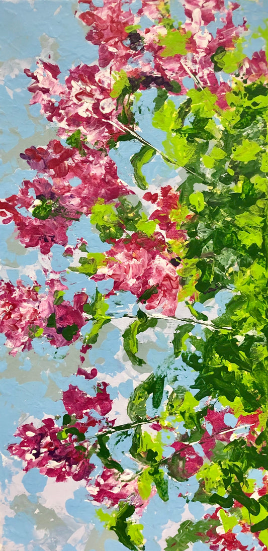 Palette Knife Painting Class "Crepe Myrtle"