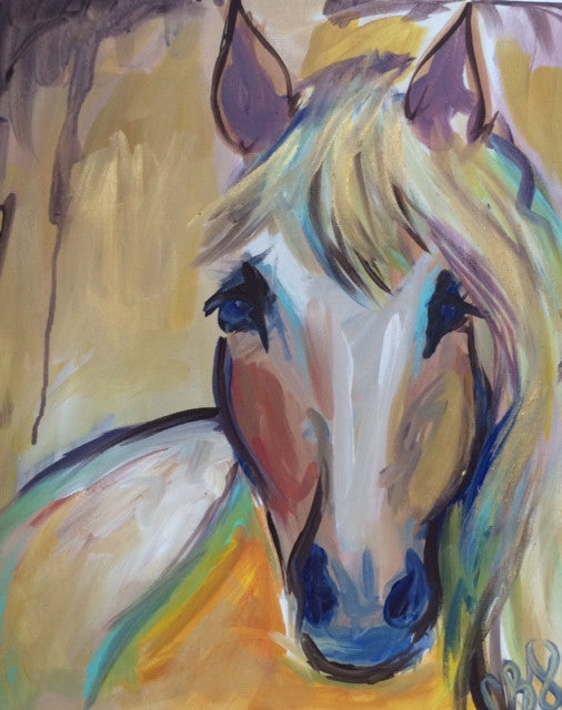 Big Girls Paint Night - Horsing Around