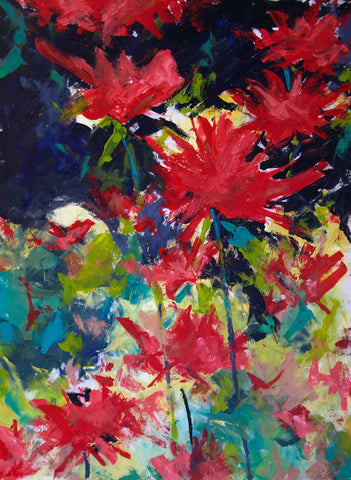 Abstract Poppies
