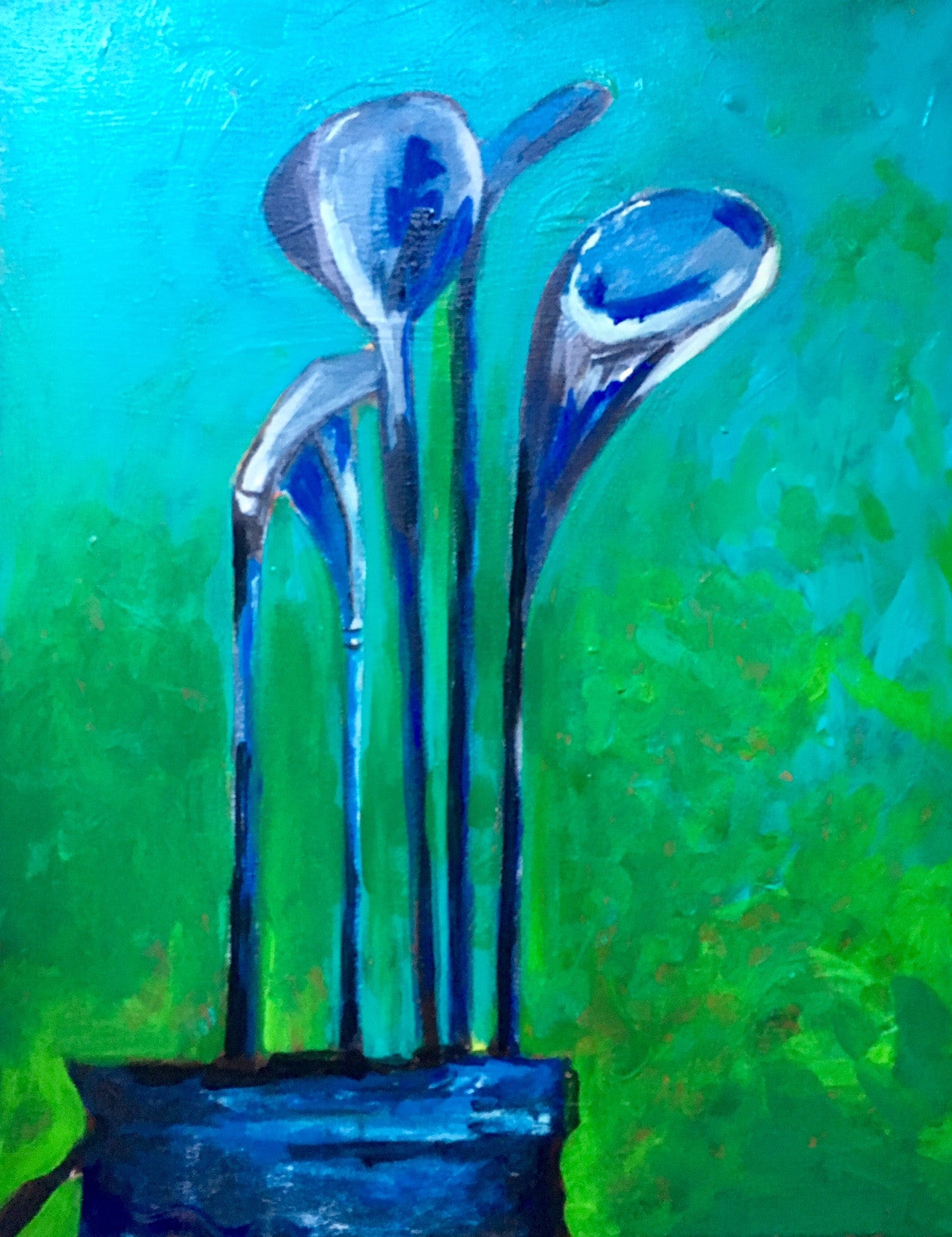 Golf Club Painting