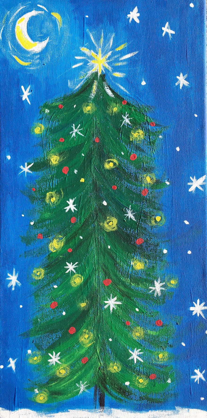 Starry Night Christmas Tree