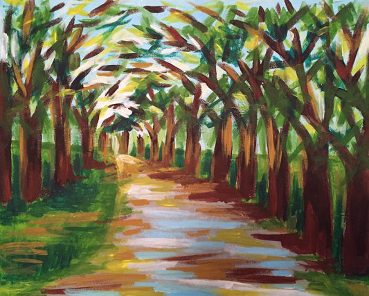 Oak Lined Road