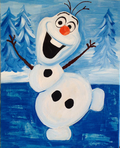 Kids Art: Olaf from Frozen