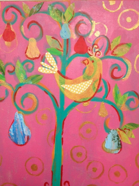 Kids Art: Partridge in a Pear Tree