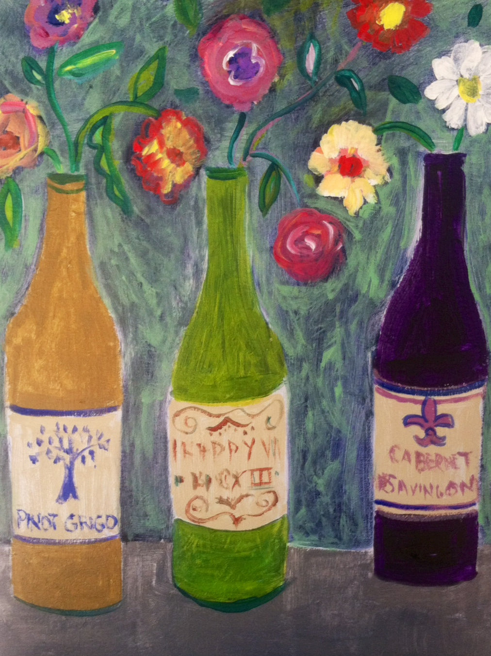 Wine Bottle Vases
