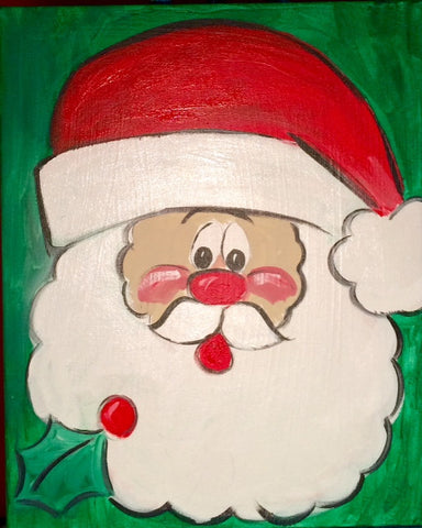 Kids Art: Holiday Santa