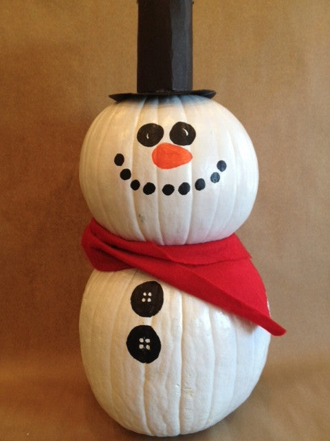 Big Kids Art: Pumpkin Snowman