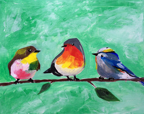 Trio of Songbirds